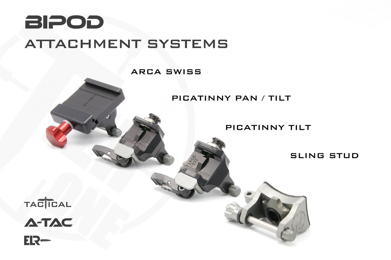 Gen 2 Tactical/ATAC/ELR Bipod Adapters