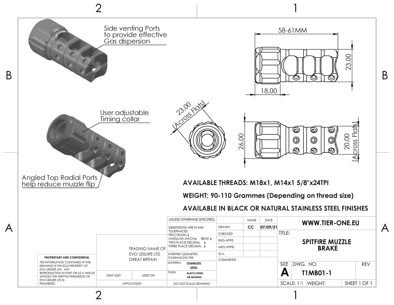 Spitfire Muzzle Brake